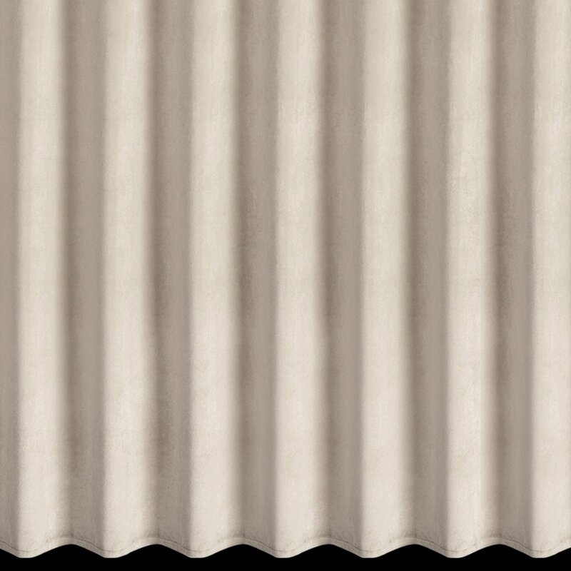 Draperie catifea CREM 135X270 - imagine 3