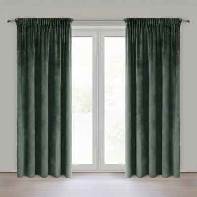 Draperie catifea GRI INCHIS 135X270