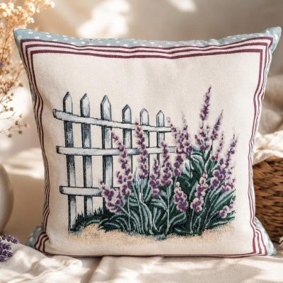 Față de pernă decorativă-Lavandă Provence