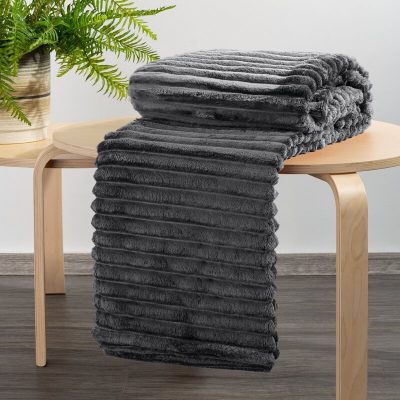 Pătură cu model-negru 150X200
