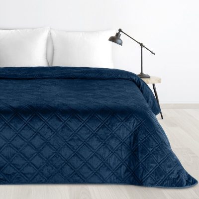 Cuvertură microfibră – bleumarin 170X210